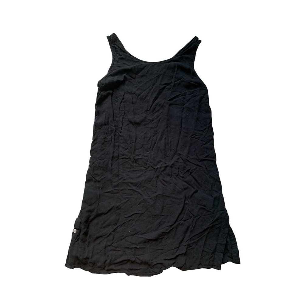 Adrienne Vittadini Black Slip Dress S